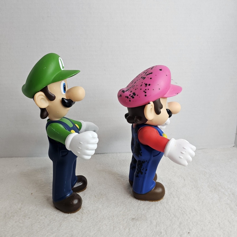 Nintendo Super Mario Luigi 9" Vinyl Figure Lot 2006 2007 Banpresto Official Vtg - Picture 5 of 8